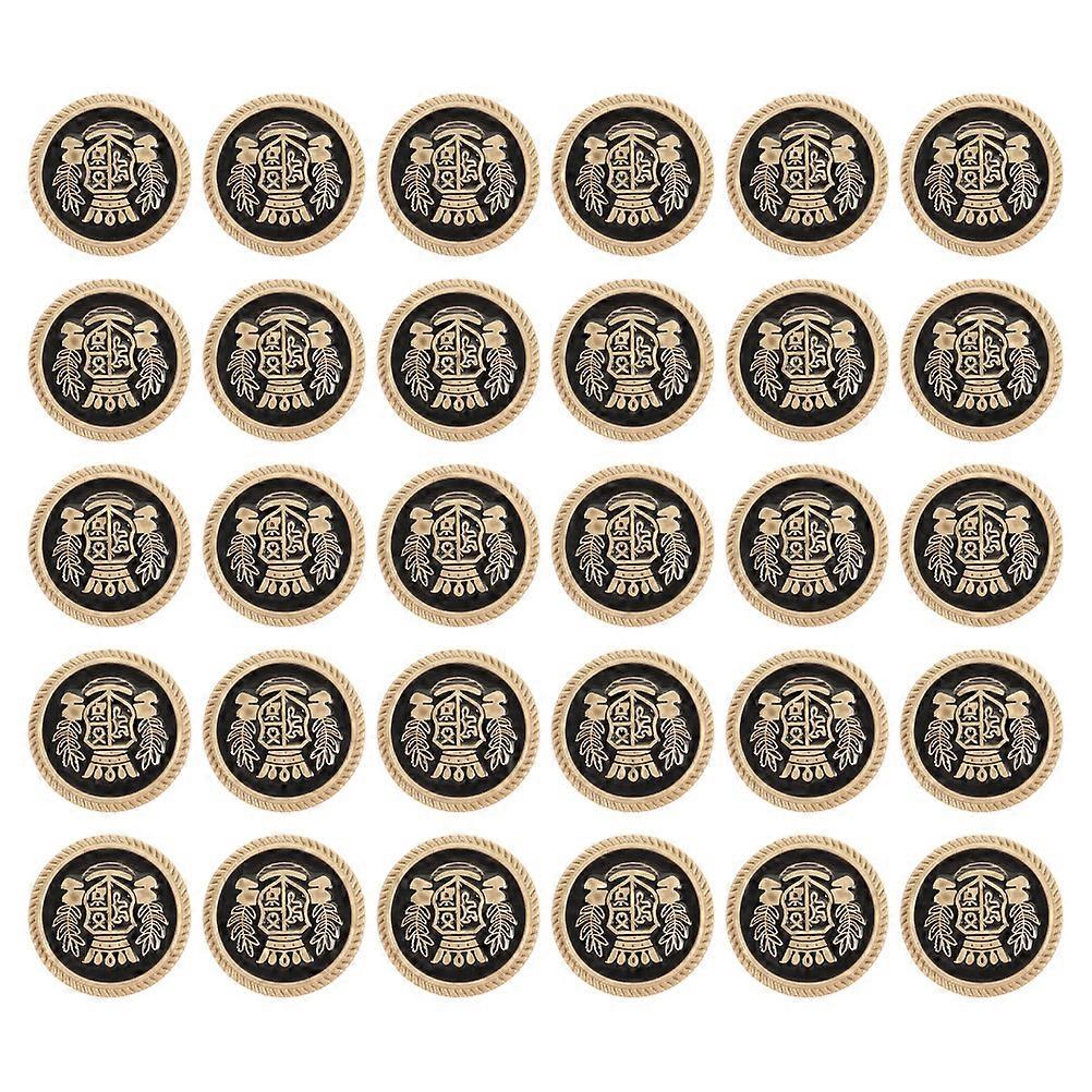 30pcs Vintage Sewing Buttons Coat Buttons Retro Style Sewing Buttons DIY Accessories
