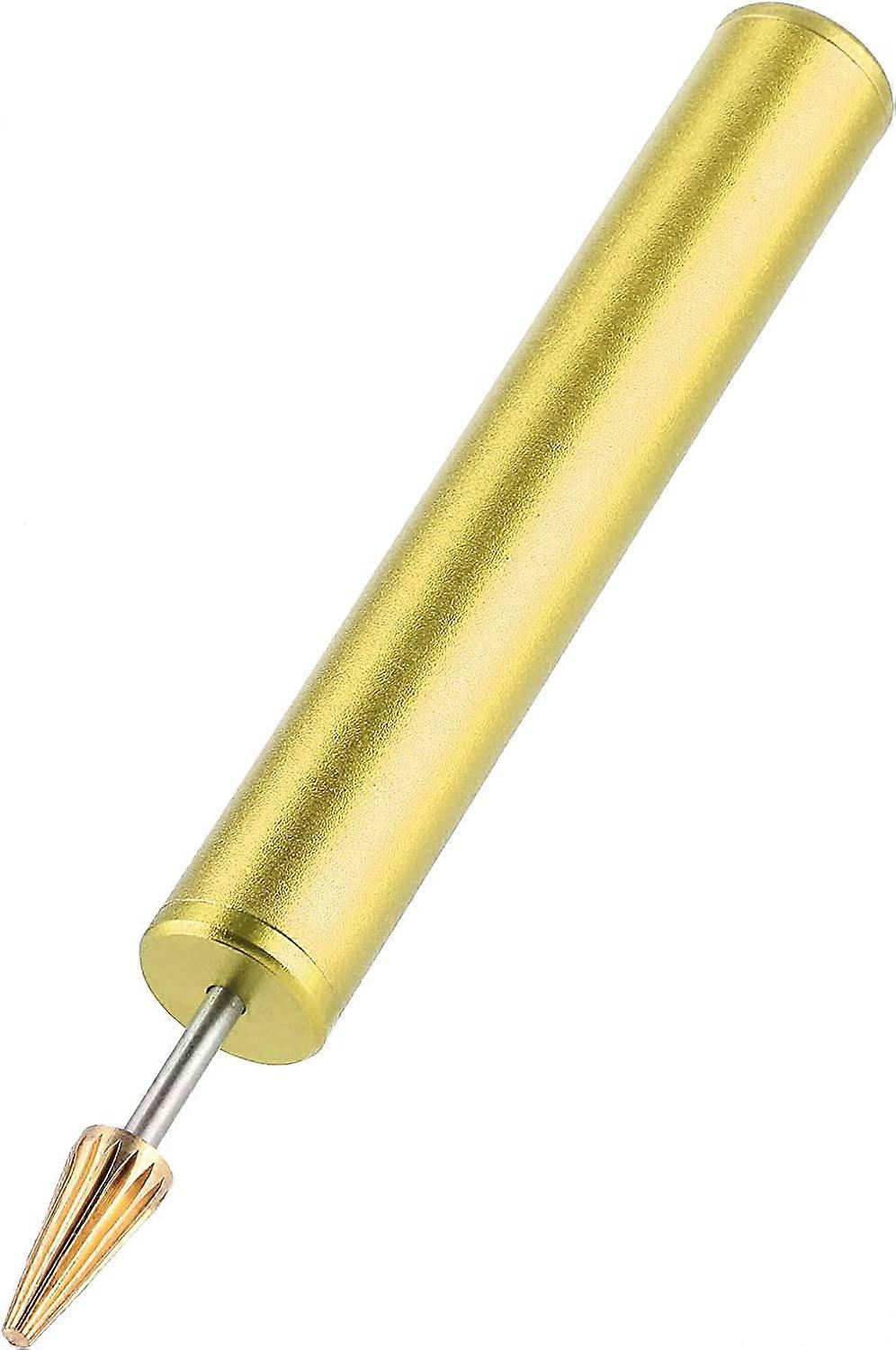 רולר צבע קצה מלאכת עור, עט רולר בצבע קצה עליון מפלדת אל-חלד [שחור]