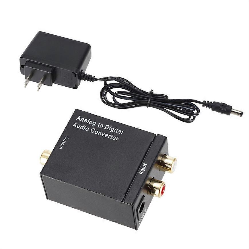 Grwibeou Analog To Digital ADC Converter Optical Coax RCA Toslink Audio Sound Adapter SPDIF Adaptor For Apple TV For Xbox DVD