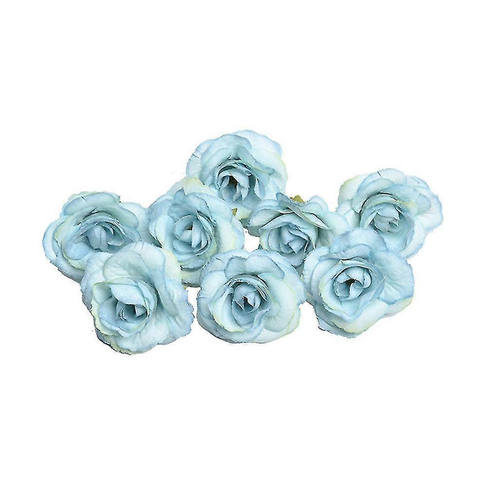 50pcs 4cm Artificial Rose Flowers Head Diy Wedding Holiday Showcase Room Decor