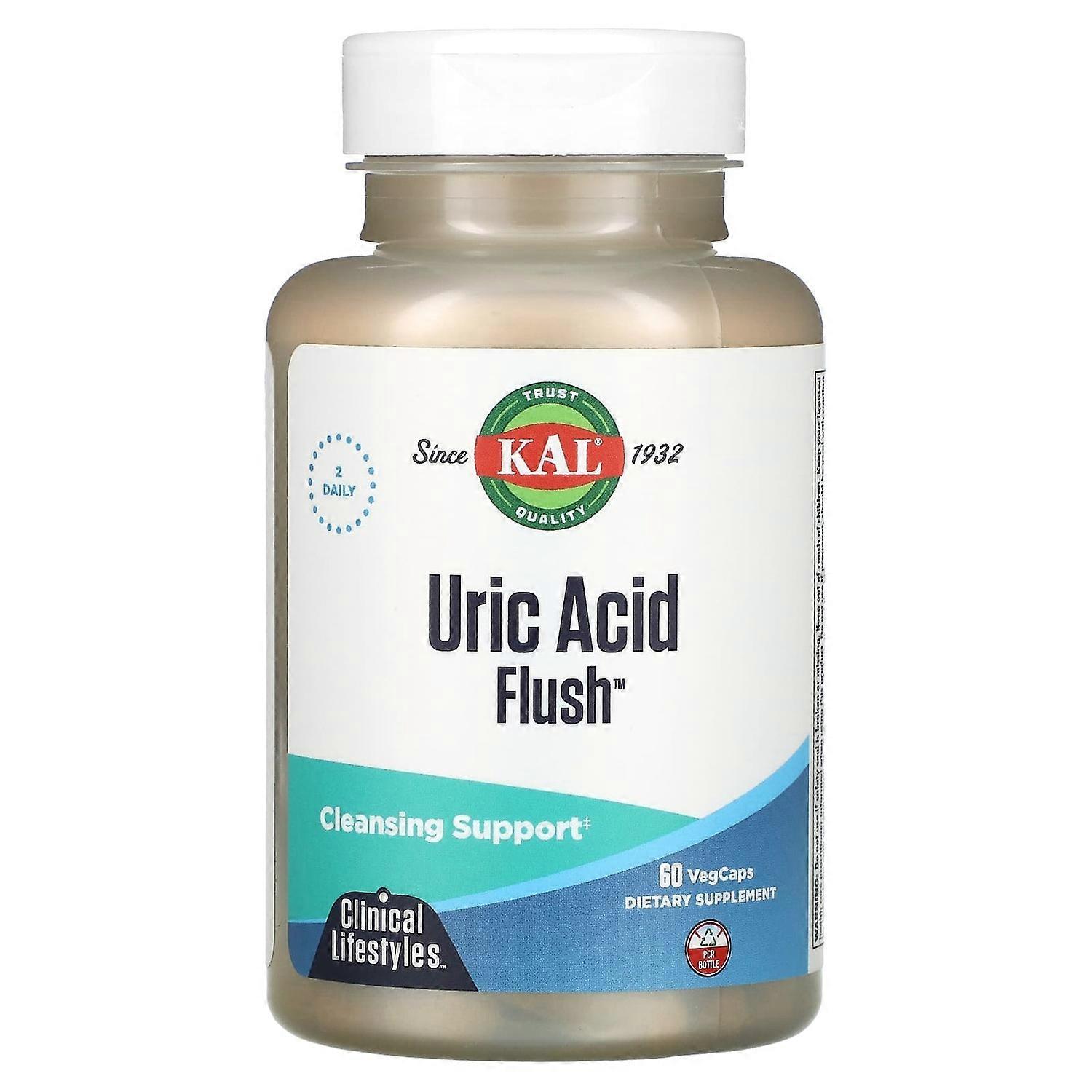 KAL, Uric Acid Flush, 60 VegCaps
