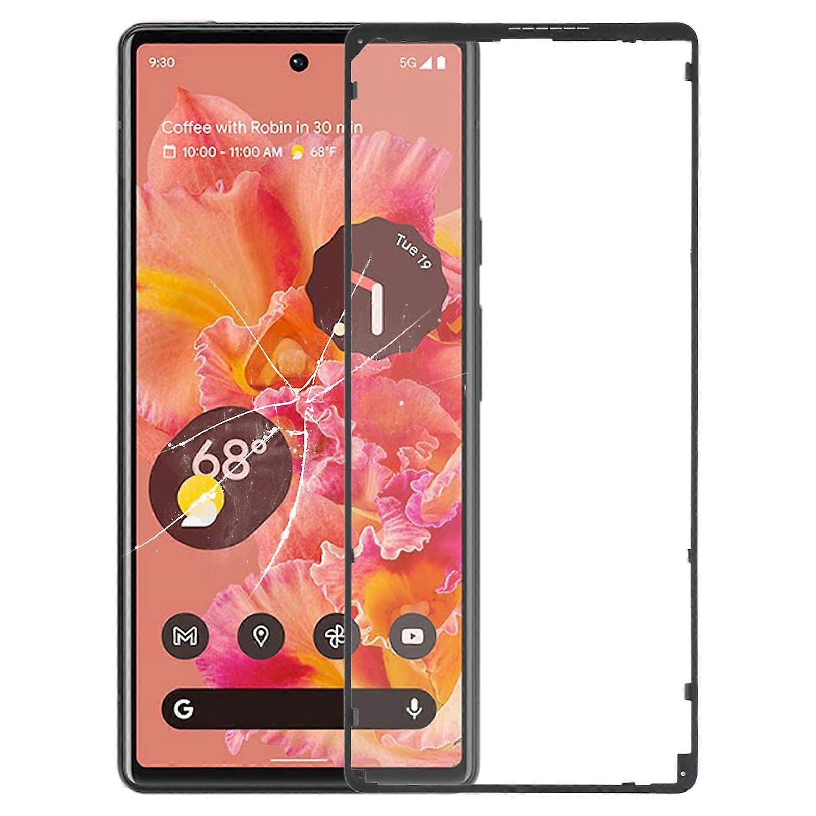 Front LCD Screen Bezel Frame  For Google Pixel 6 For Google Pixel 6