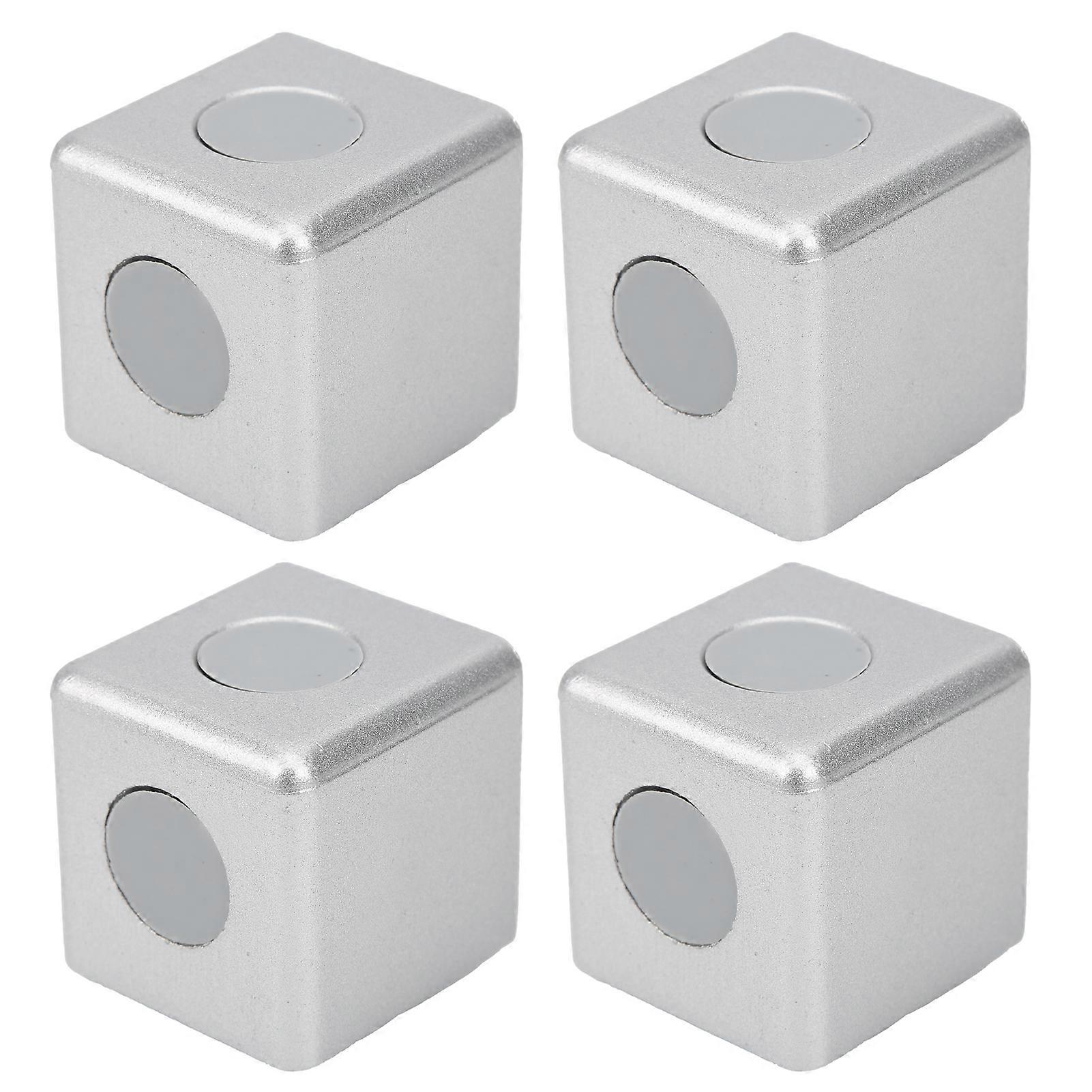 4Pcs Right Angle Connection Block Aluminum Profiles Fitting Connector Industrial SuppliesEuropean Standard 40 2?Way