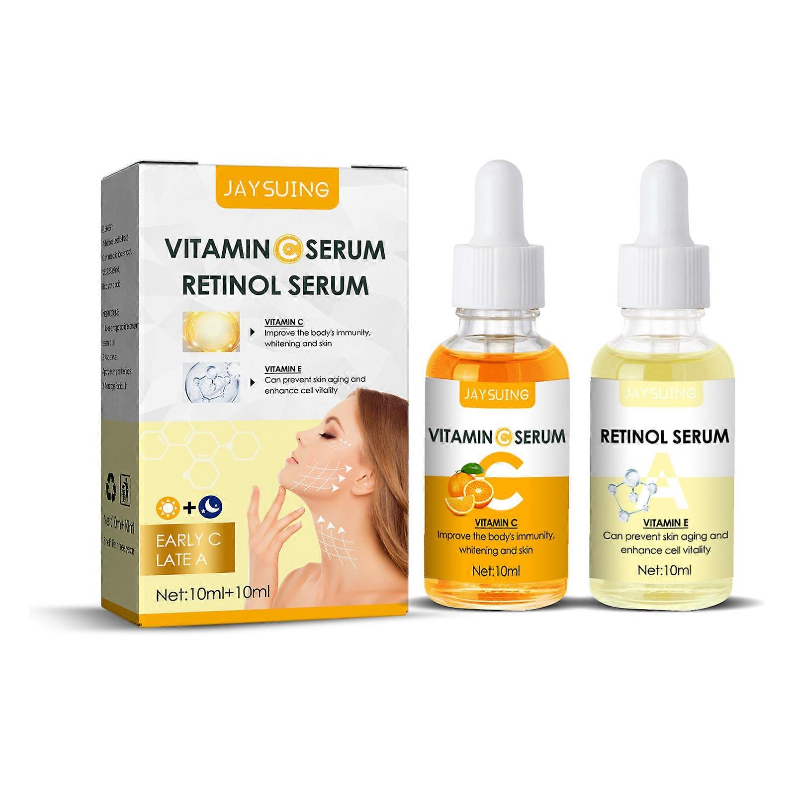 Early C Late A Essences Set Whitening Anti-Aging Facial Liquid for Face Beauty