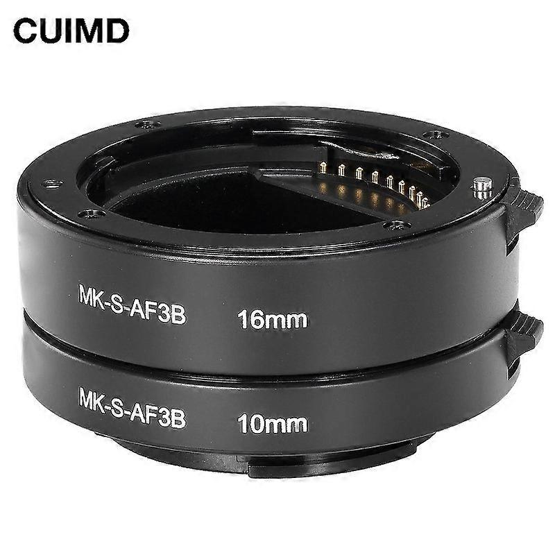 Auto Focus Macro Extension Tube Ring for Sony E-Mount A6300 A6500 A6000 A7 A7II A7III A7SII NEX-7 NEX-6 NEX5R NEX-3N NEX-5