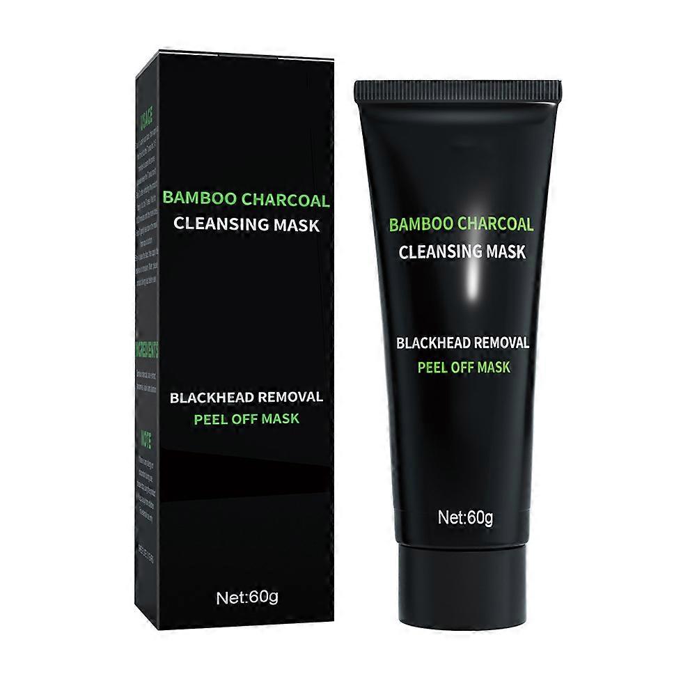 Bamboo-Charcoal Blackhead Peeling Mask Shrink Pores Deep Cleansing Black Mask