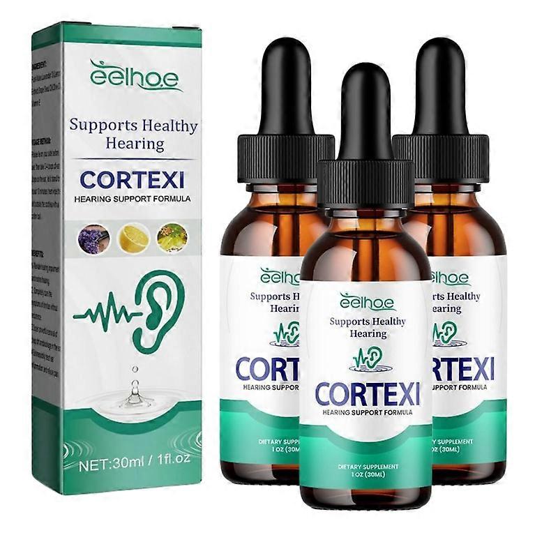 3 قطع قطرات أذن لعلاج طنين الأذن، حكة، ألم الأذن، صعوبة السمع، أعراض طنين الأذن، تورم، التهاب الأذن، العناية، زيت تخفيف طنين الأذن