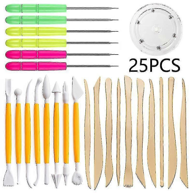 15 Woolly Clay Sculpture Carved Oil Sludge Pottery Fettling Knife Tools