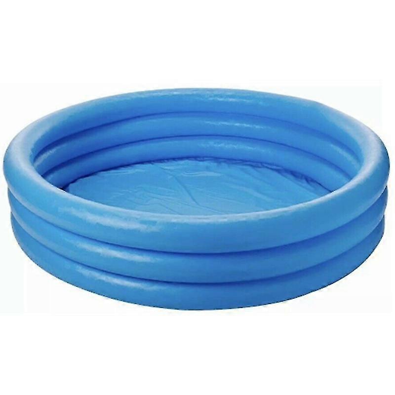 Splash And Play 3 Ring Play Above Ground Pool1pcs-blue