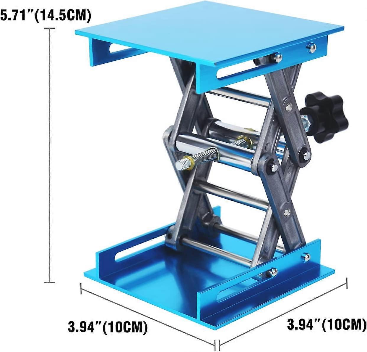 Adjustable Scissor Lab Jack Stand Platform – Easy Lift, Compact Scissor Lifting Jack