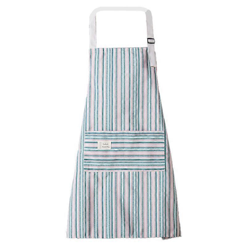 Oil-proof Kitchen Apron with Pocket Polyester Gardening Chef Cooking Apron for Dishwashing KAESI