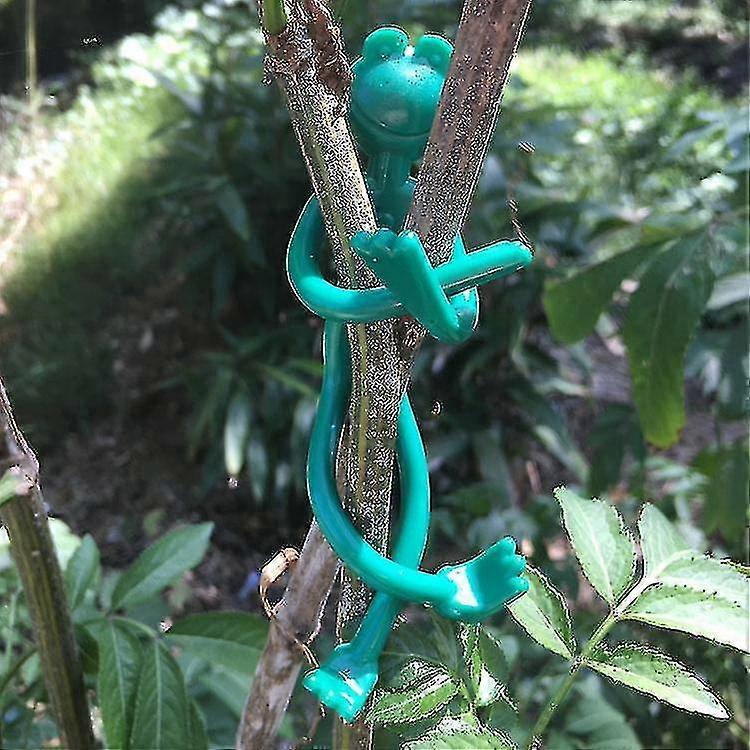 Frog Style Plant Cable Ties 10 Pcs For Support