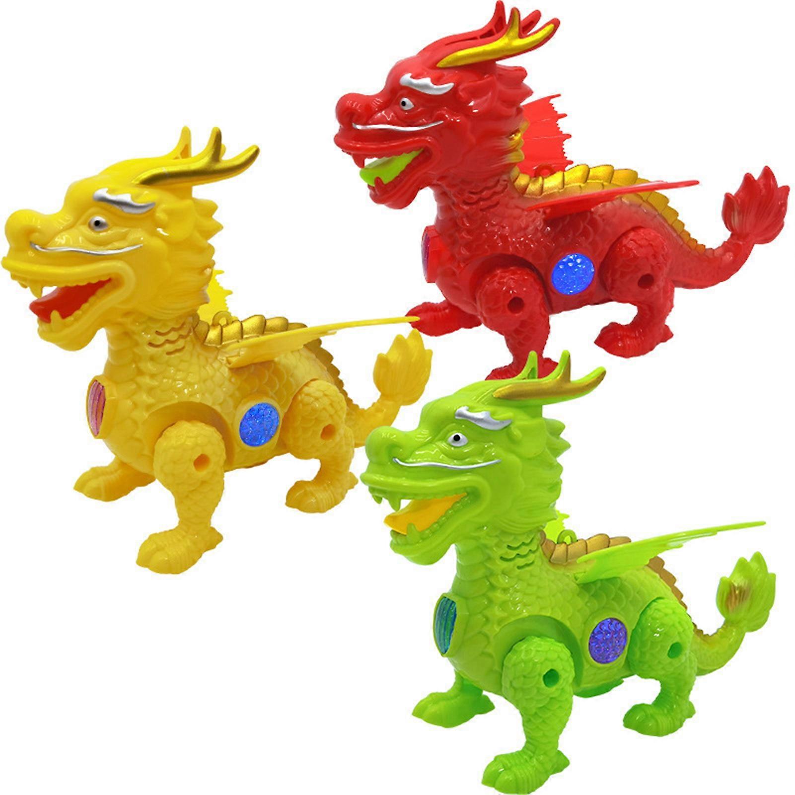 Electric Flying Dragon Interactive Dragon Year Celebrations Handheld Portable Music Light Toy for Kids