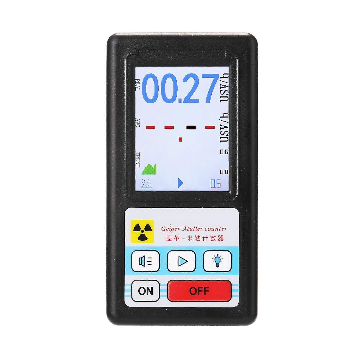 Geiger Counter Portable Multifunctional Nuclear Radiation Detector Personals Dosimeter Marble Detectors Beta Gamma X-ray Tester