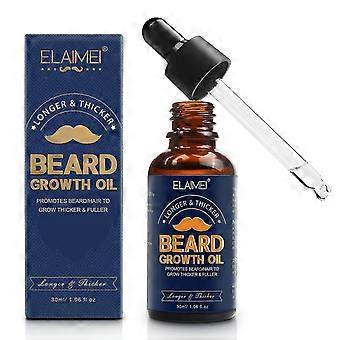 Sérum de Crescimento de Barba para Homens, 30ml de Óleo de Crescimento de Barba, Cuidados com a Barba