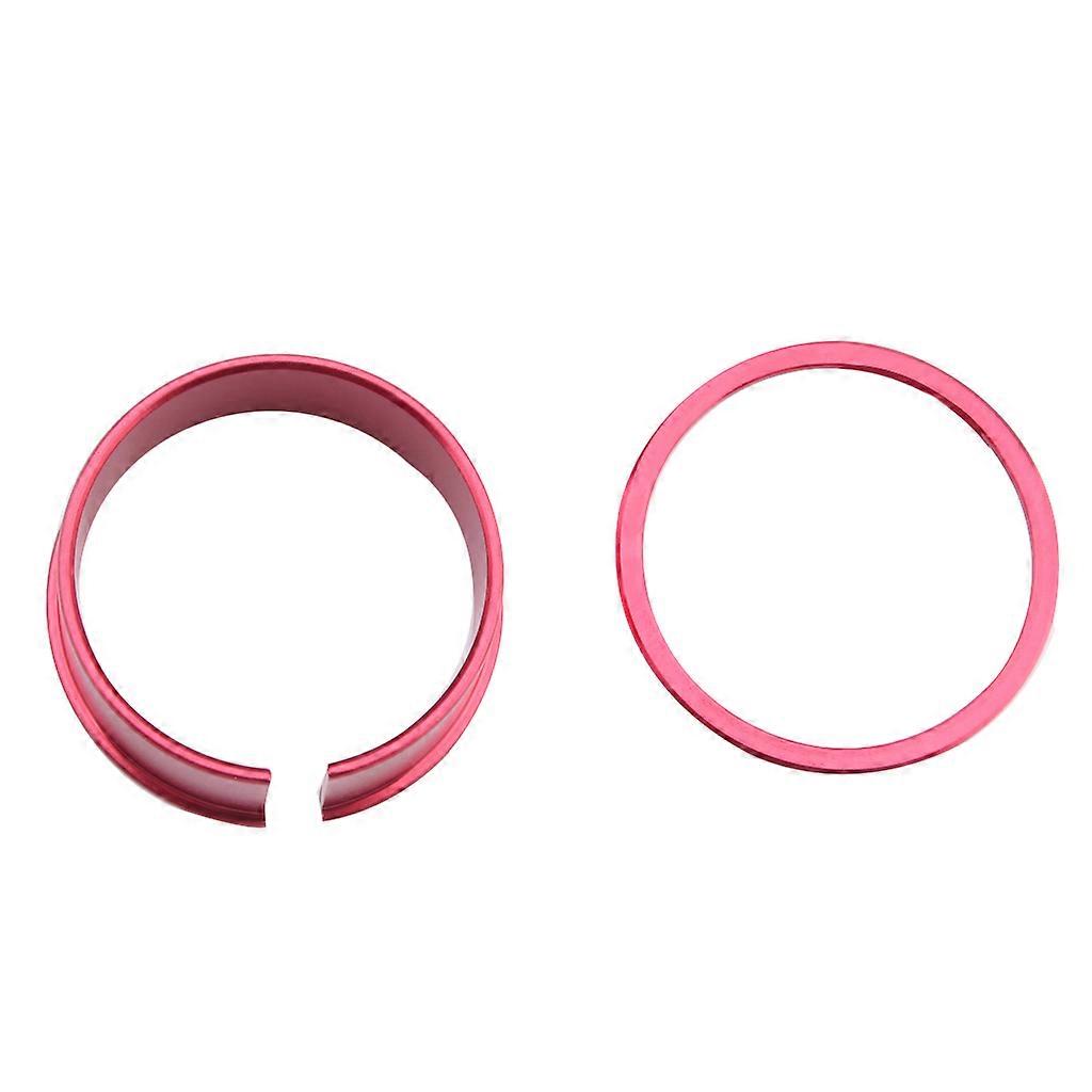 Bicycle Bike Bottom Bracket Washer 24mm to 22mm Axis Conversion Set Red