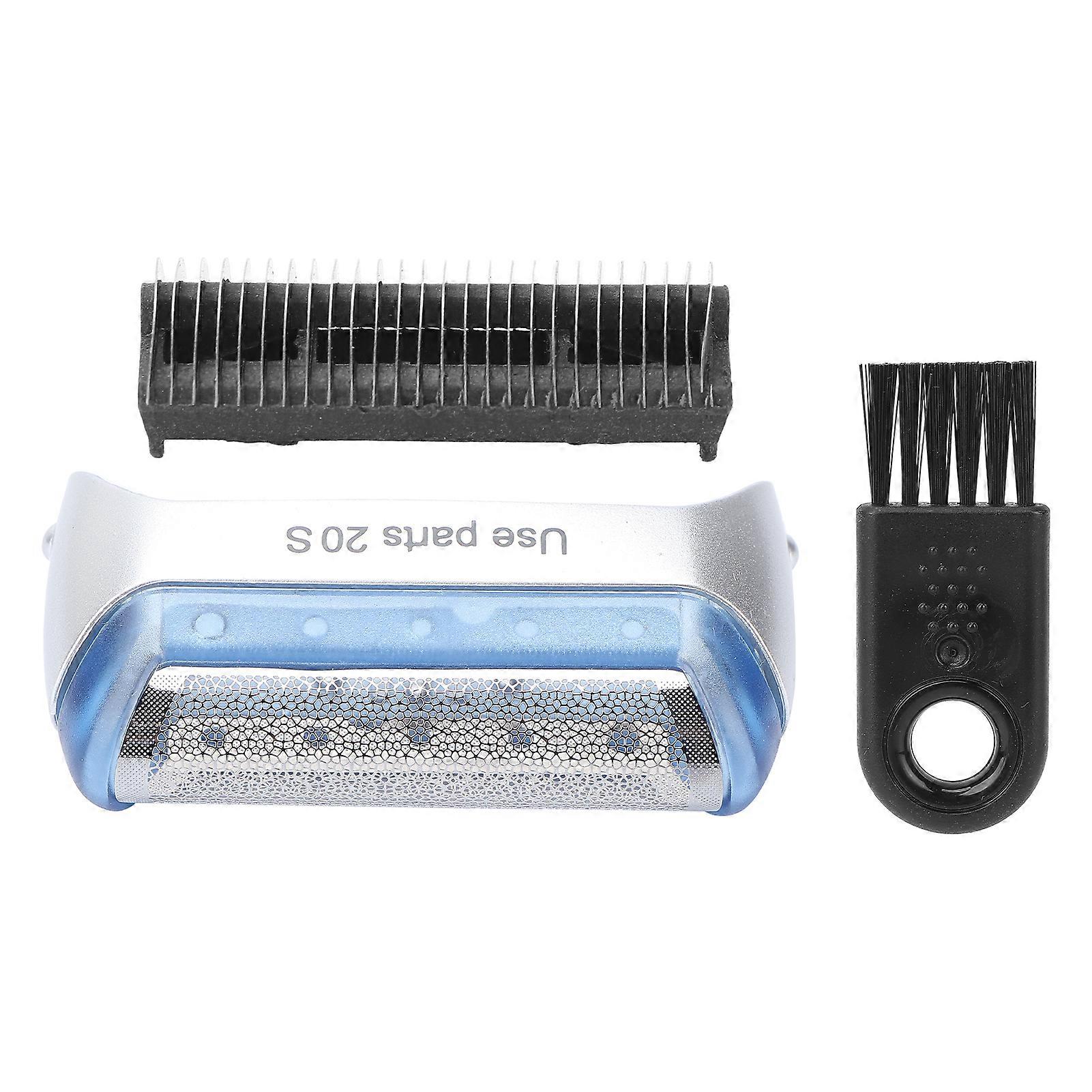 Replace Razor Head Electric Shaver Foil Clean Brush Replacement Parts Fit for Braun 20S