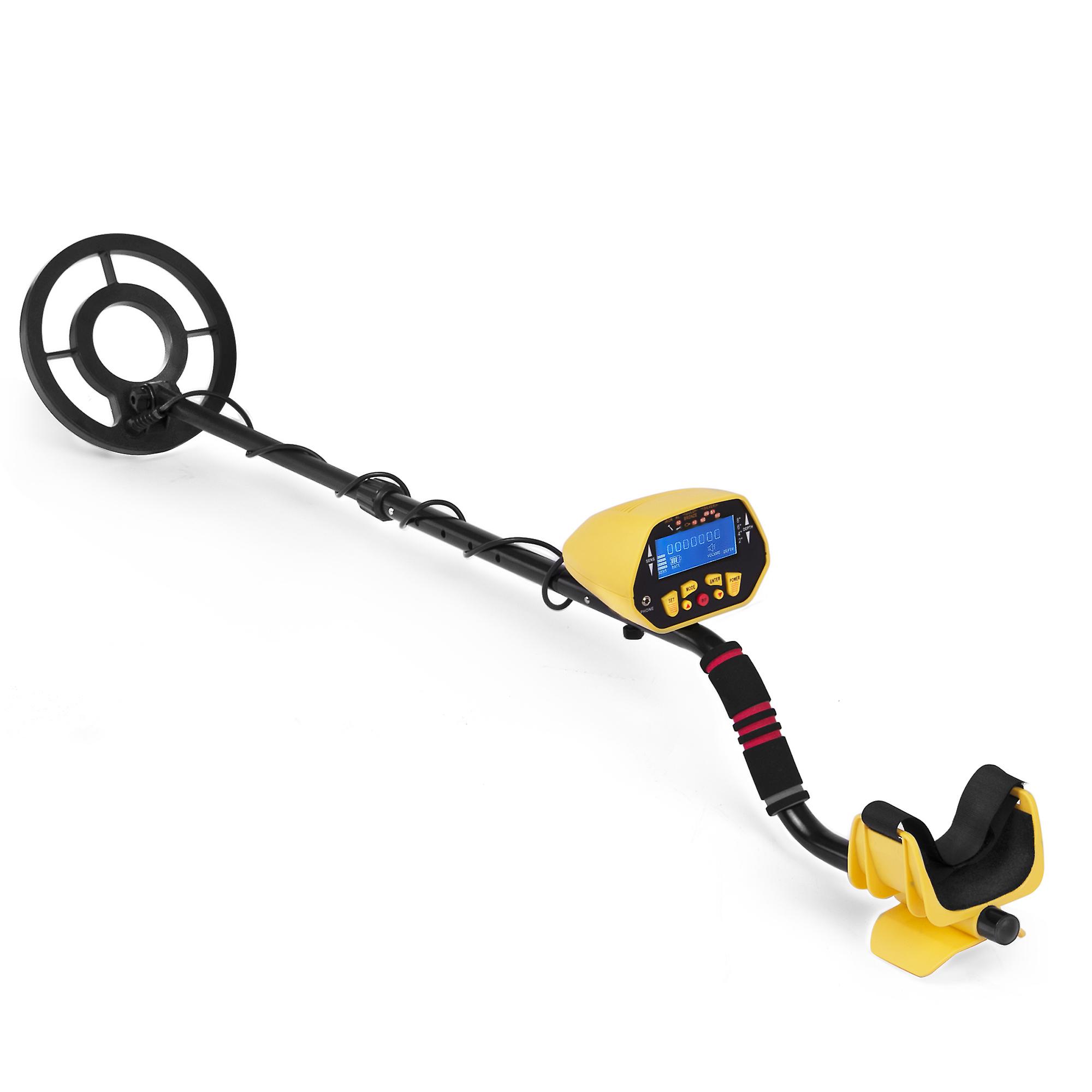 Metal detector with display - Waterproof coil 21,5 cm - Adjustable