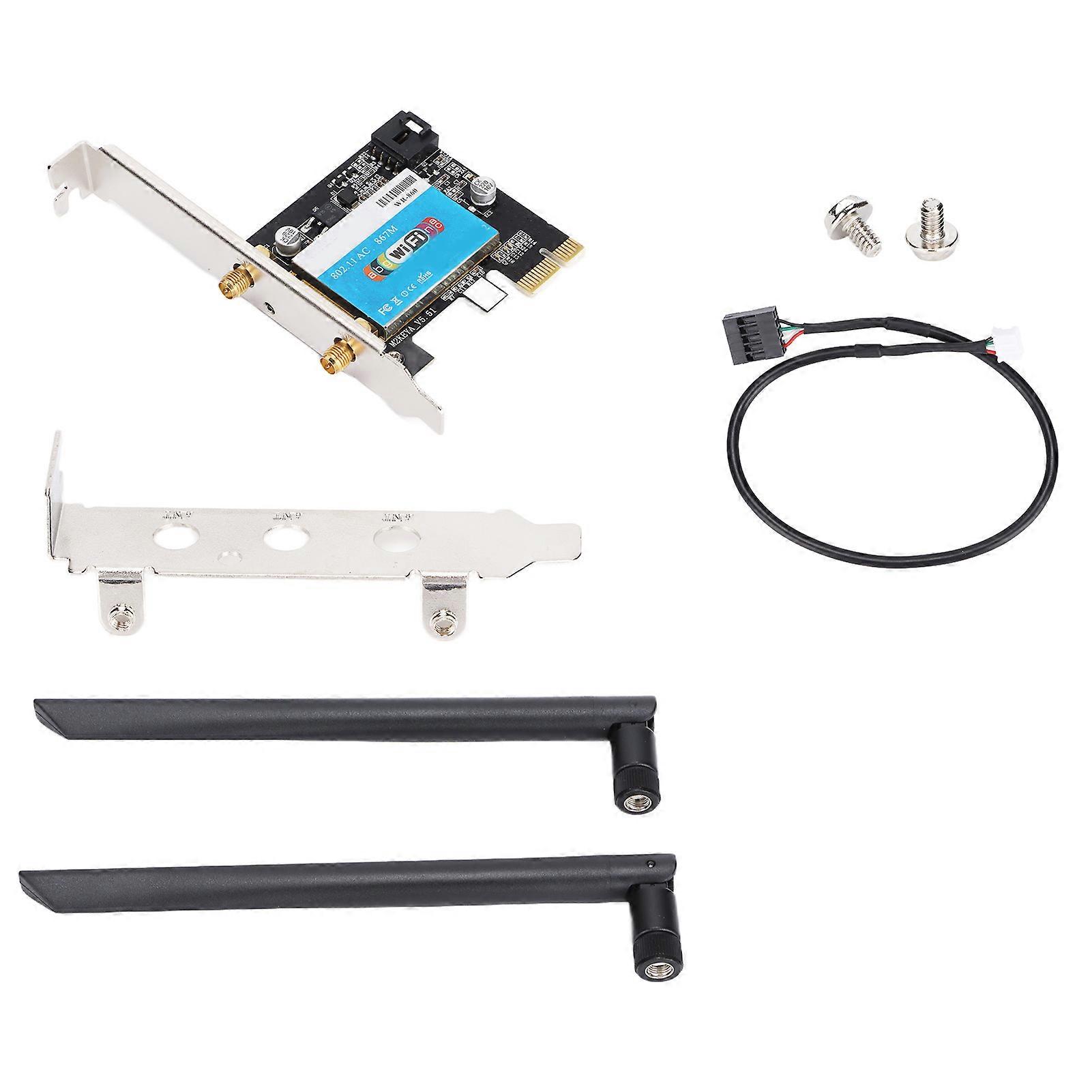 Drahtlose Karte Dual Band 2,4 GHz 5 GHz PCIE Interface Netzwerk Computer Desktop Zubehör