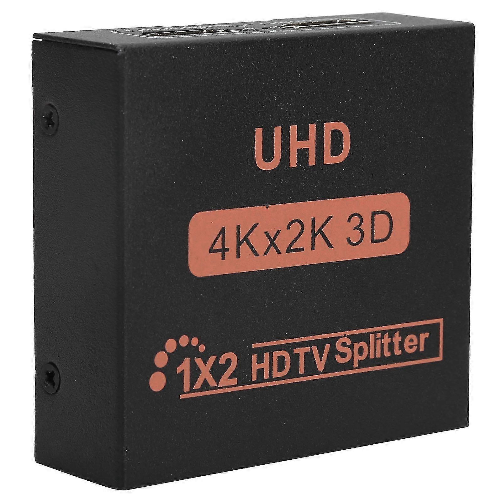 High Definition Multimedia Interface Splitter 4Kx2K 1In 2Out Computer Accessories 100240VEU Plug