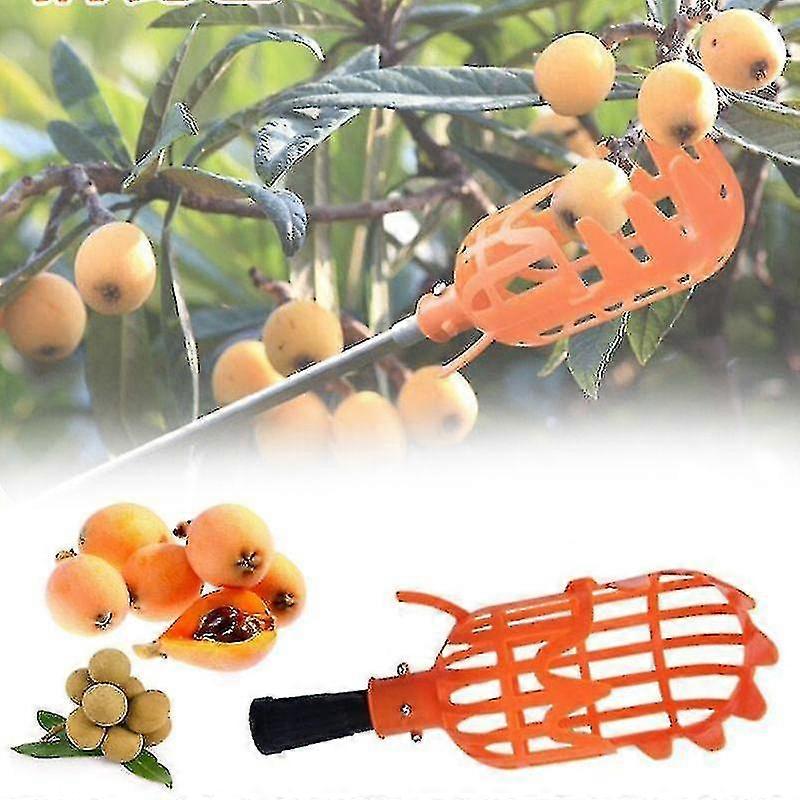 フルーツピッキングツール 温室 プラスチック フルーツピッカーキャッチャー 農場 ガーデンピッキングデバイス ガーデン温室ツール ハンドルなし