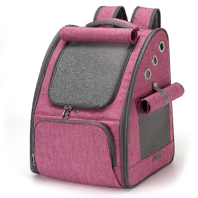 Pet Carrier Backpack,dog Backpack Carrier,cat Backpack Carrier Mesh Breathable With Transparent Window,for Small Dog,cat,rabbit Hiking Biking C