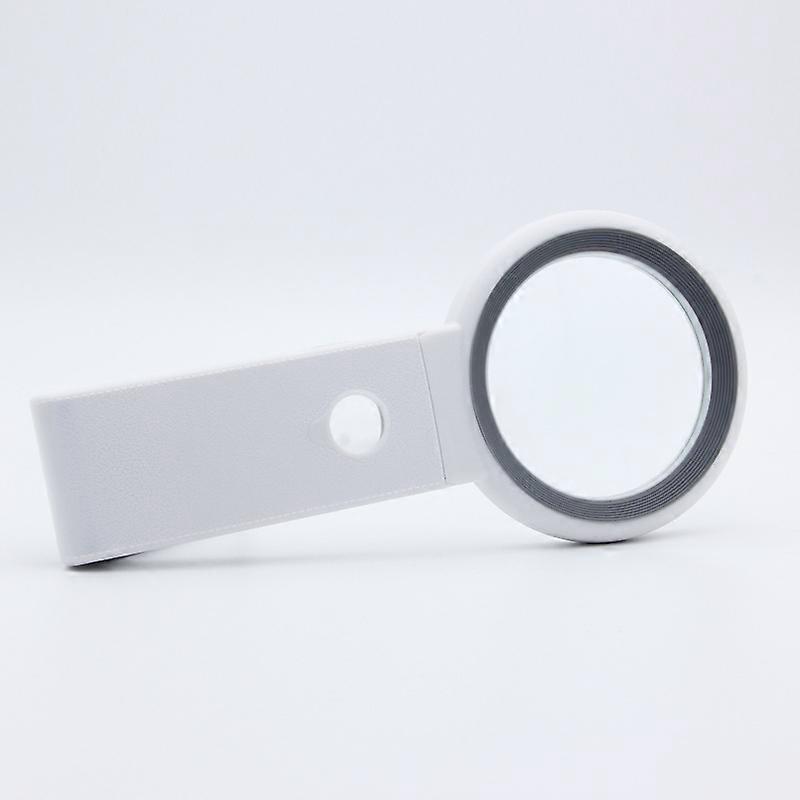 Reading Magnifying Glass, Illuminated Magnifying Glass on Stand, Handheld Illuminated Magnifying Glass with 18 LED Lights for Reading, Jewelry, Senio