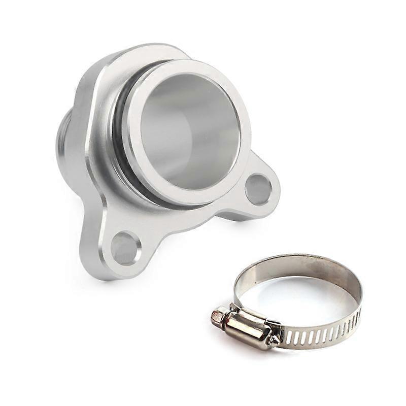 Applicable to BMW 335i automobile water pipe connector with clamp aluminum silver
