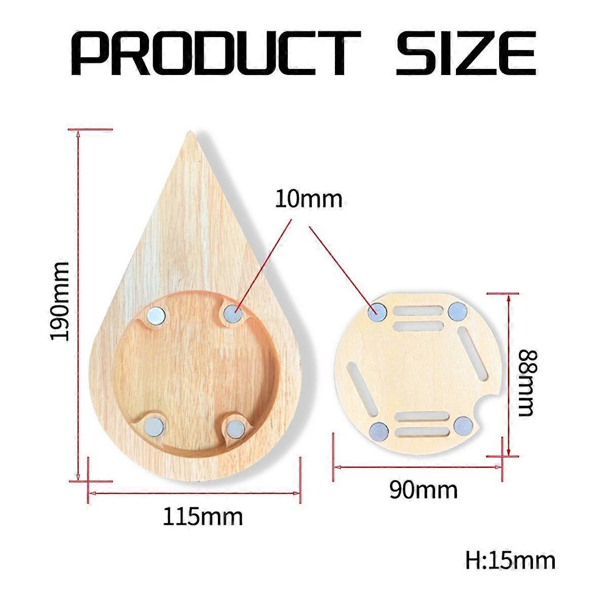 2PCS Wooden Medal Display Stand Medal Holder Commemorative Display Rack Wall Decor