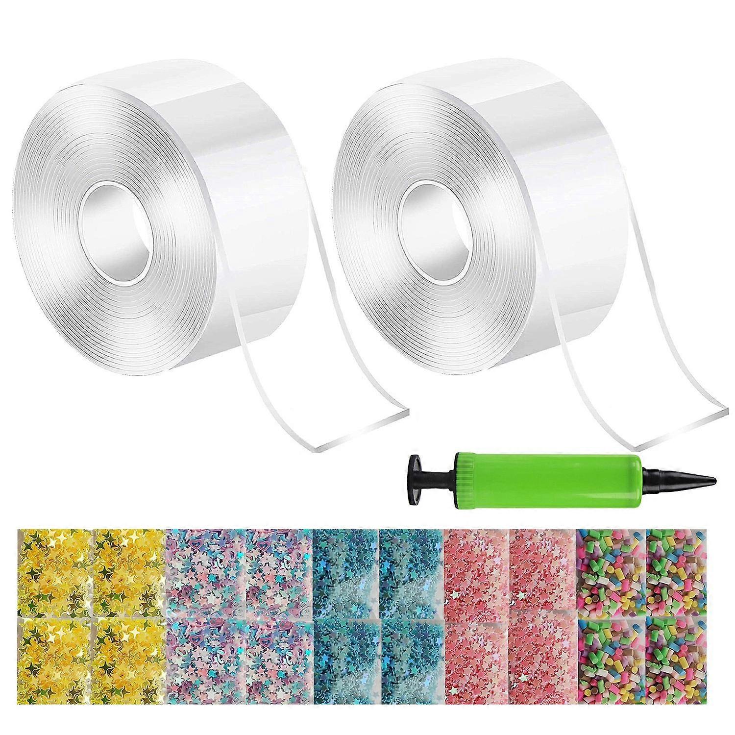 1 Set Nano Tape Bubbles Relieve Pressure Nostalgic Gifts Super Elasticity Nano Glue Kneading Toys