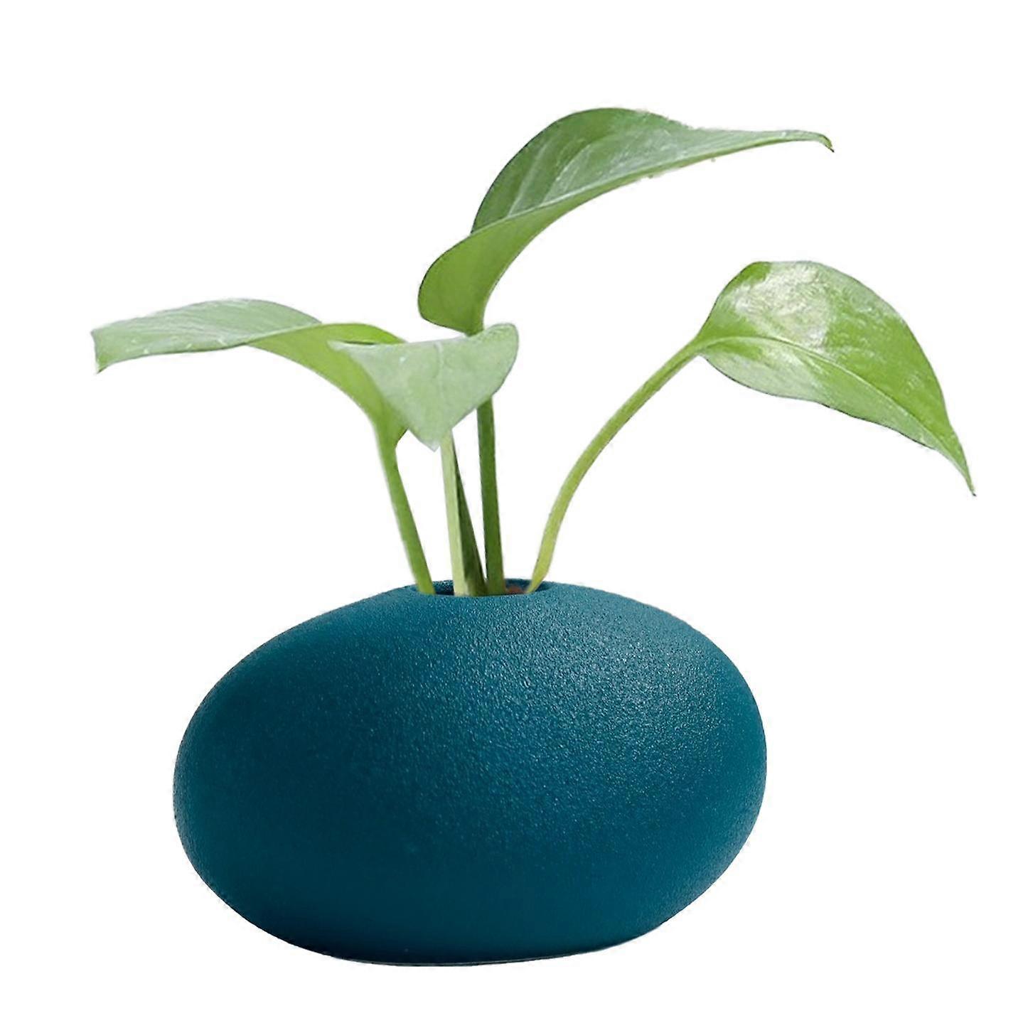 Ceramic vase ornament Scandinavian style colorful frosted vase
