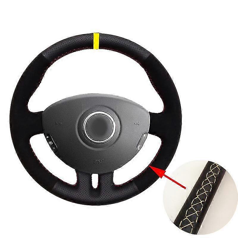 ( Er Thread) Red Er Car Steering Wheel Cover For Clio 3 2005-2013 Clio S 2008 Mk 3 2010