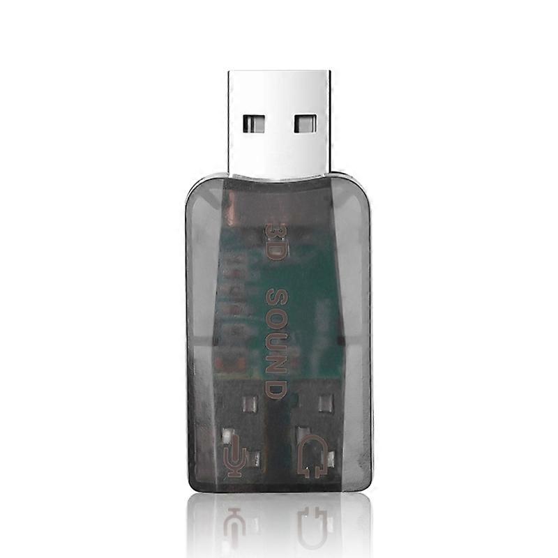 5.1 Channel Sound Card USB2.0 External Stereo Sound Audio Adapter for PCs
