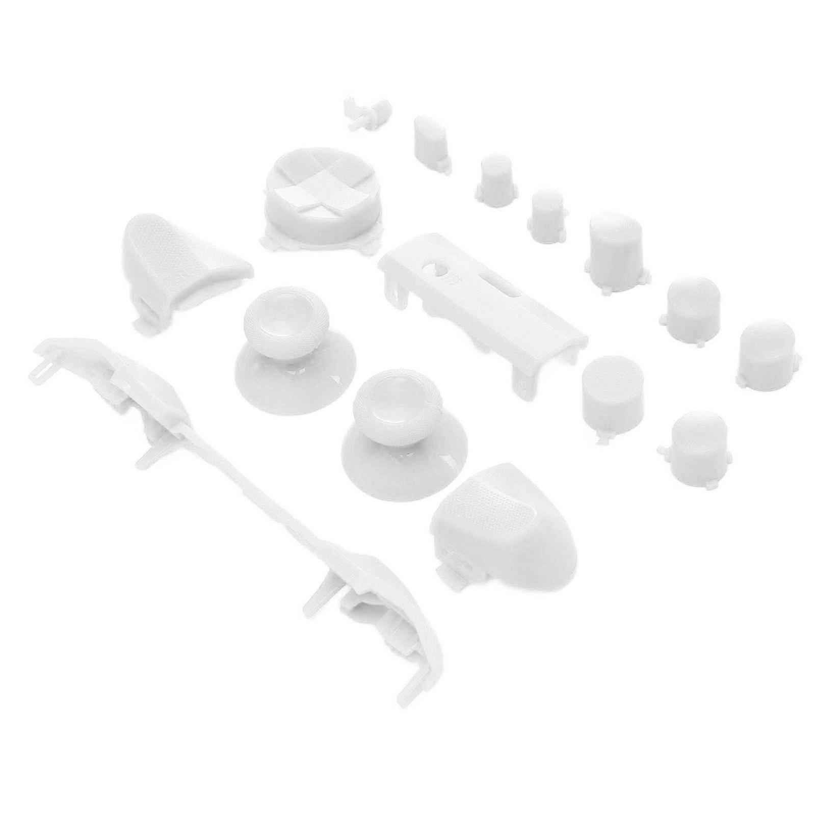 Game Controller Button Set Replacement Handles Accessories Kit for Xbox Series X White