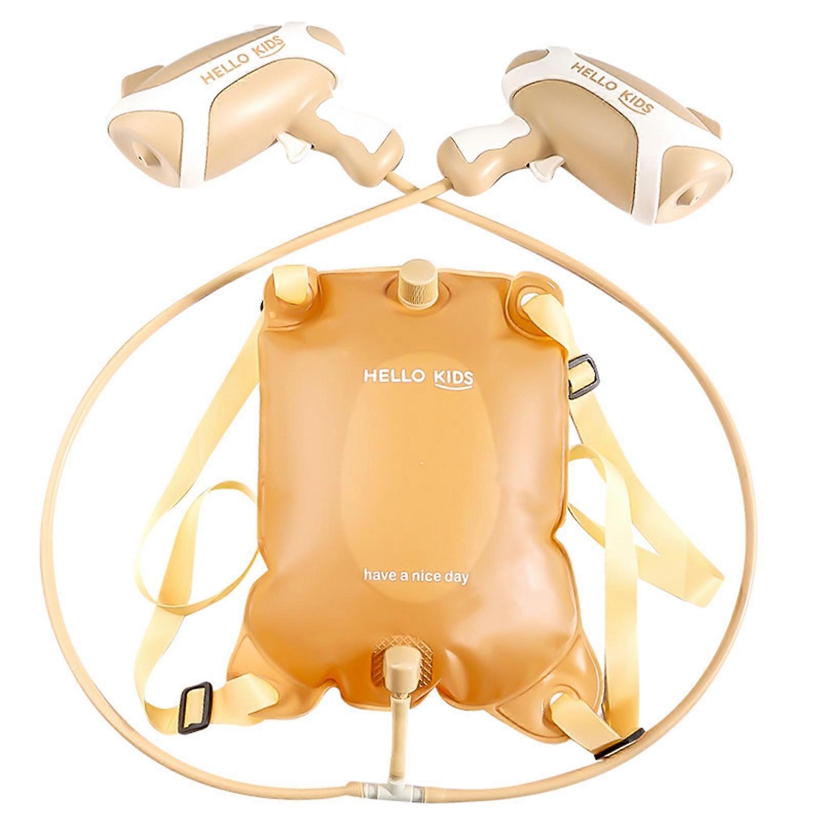 子供のための電気水鉄砲、ワンタッチ自動バックパック噴出銃玩具2000CCスイミングプールビーチ屋外水闘玩具男の子の女の子トッド用