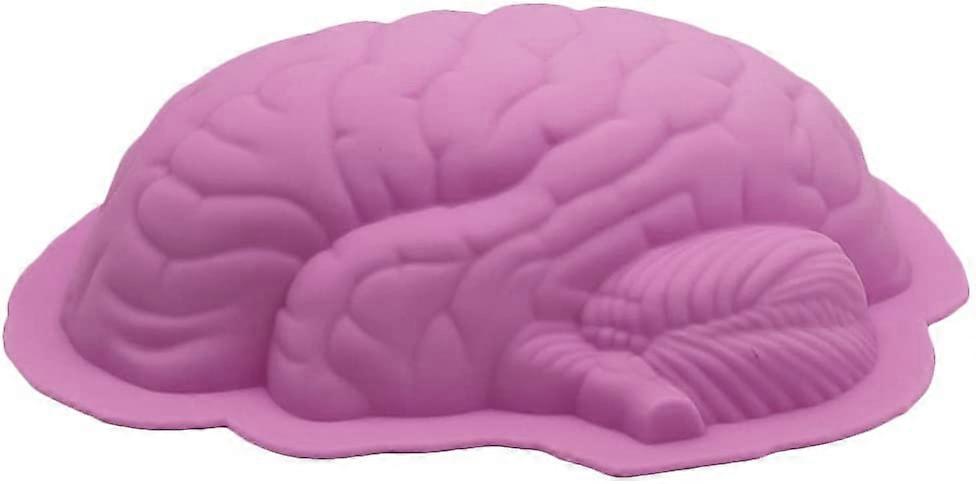 Silicone Mold 1 Pc Brain Shaped Halloween Cake Mould Baking Tools