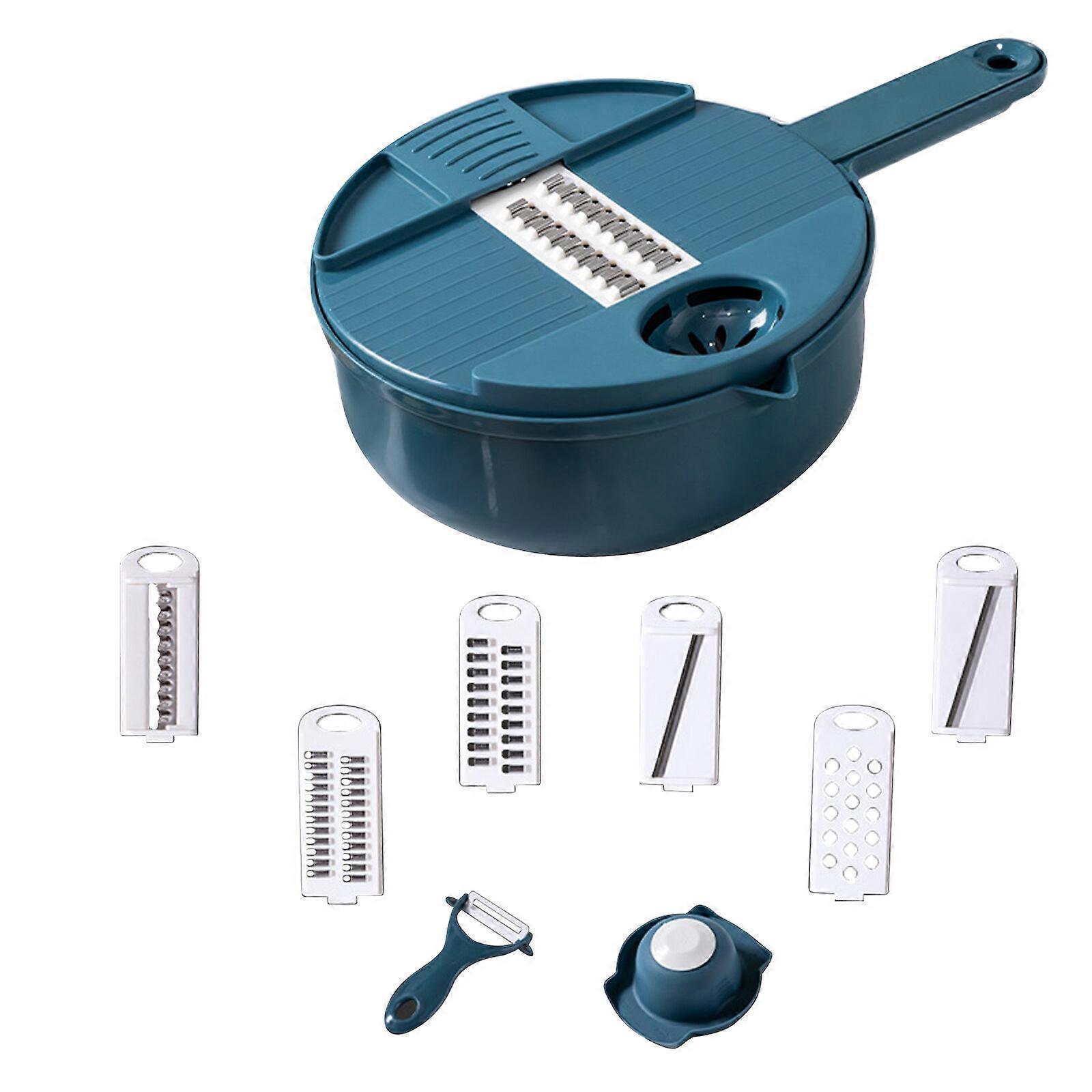 Vegetable Chopper, 12 in 1 Food Slicer, With Container Veggie Chopper, Mandolin, Multifun vegetable cutter slicer, Vegetable Slicer, Kitchen Gadgets