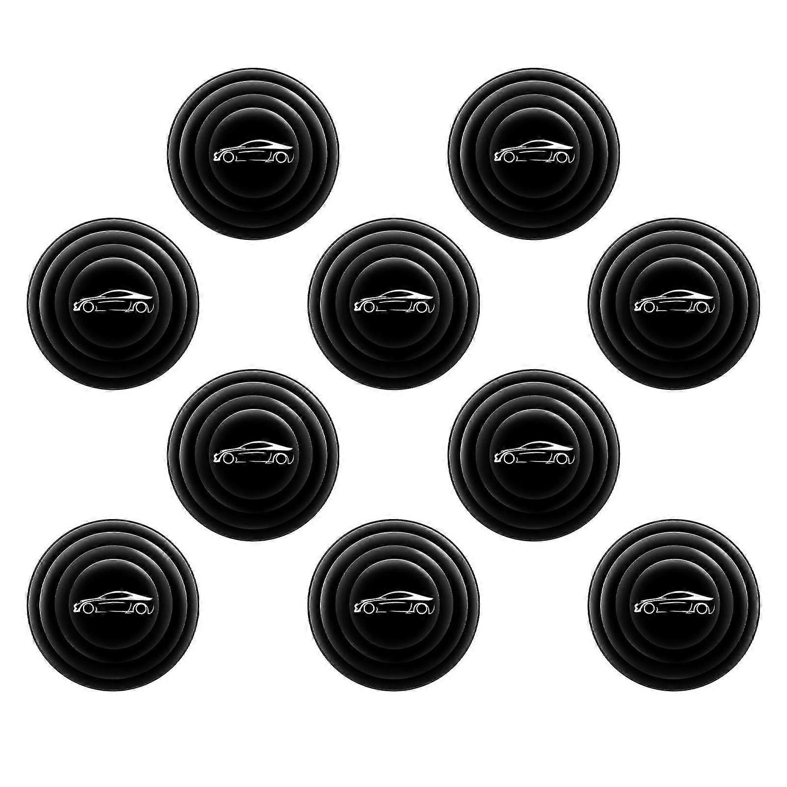 10pcs車のドアショックアブソーバー衝突防止防音ミニカードアシリコン耐衝撃パッドトランク用-イェーイ