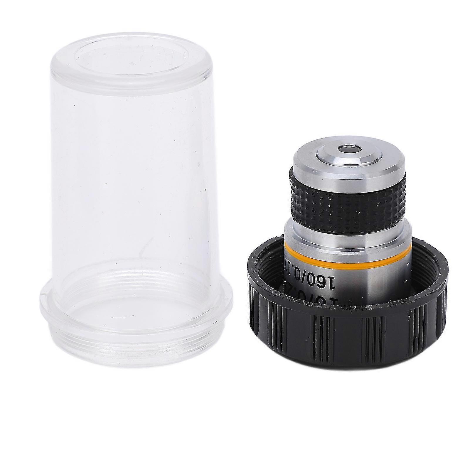Achromatic Objective Lens 185mm Clear Standard 20mm Thread for Biological Microscopes 100.25