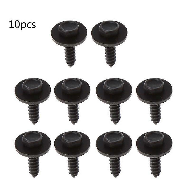10PCS Universal Hex Screws Self Tapping Tapper Screw for Various Car Vehicle Kit