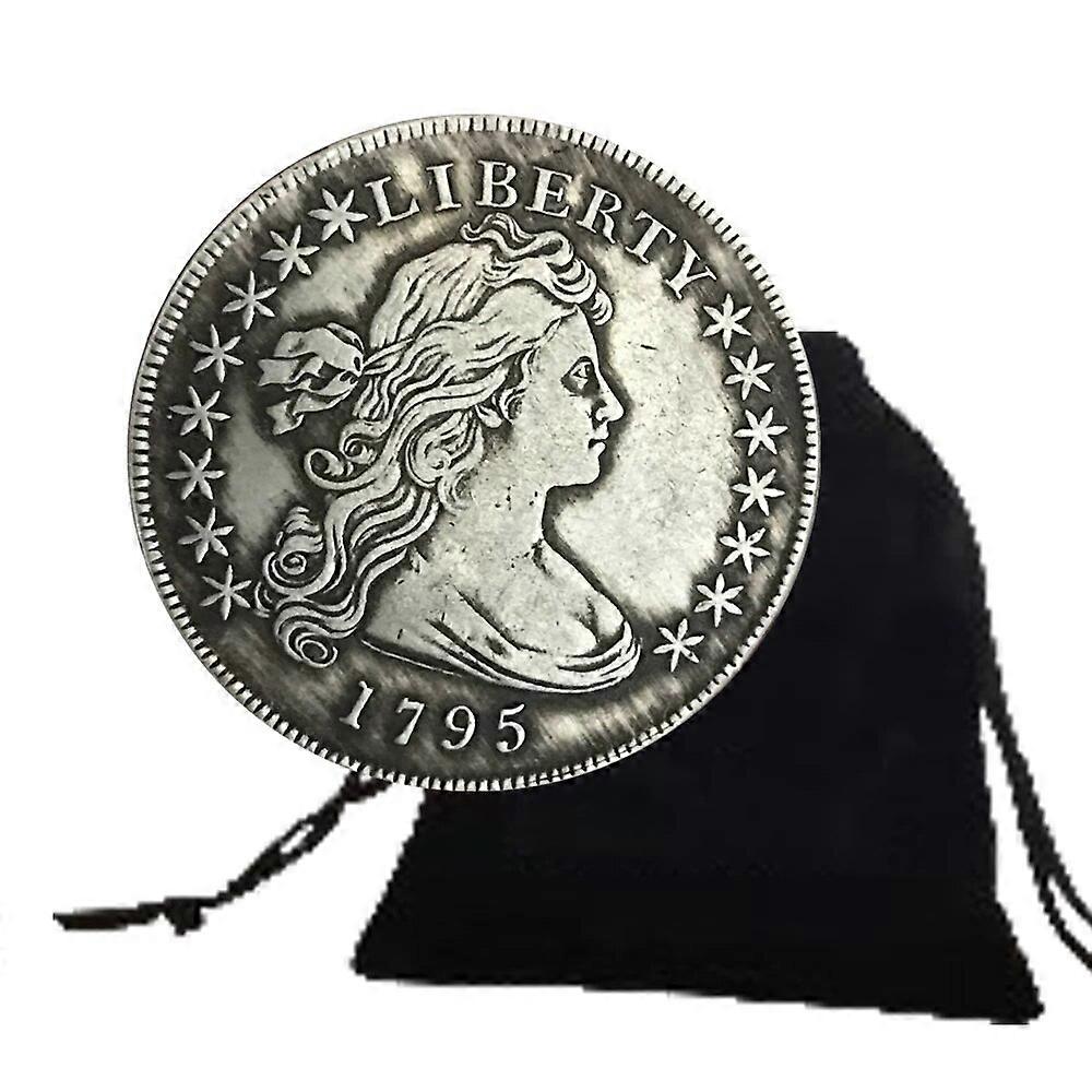 豪華な1795歴史的なアメリカのホーボーニッケルコイン古いコイン - 面白いモーガンドルコインラッキー記念コインギフト友達
