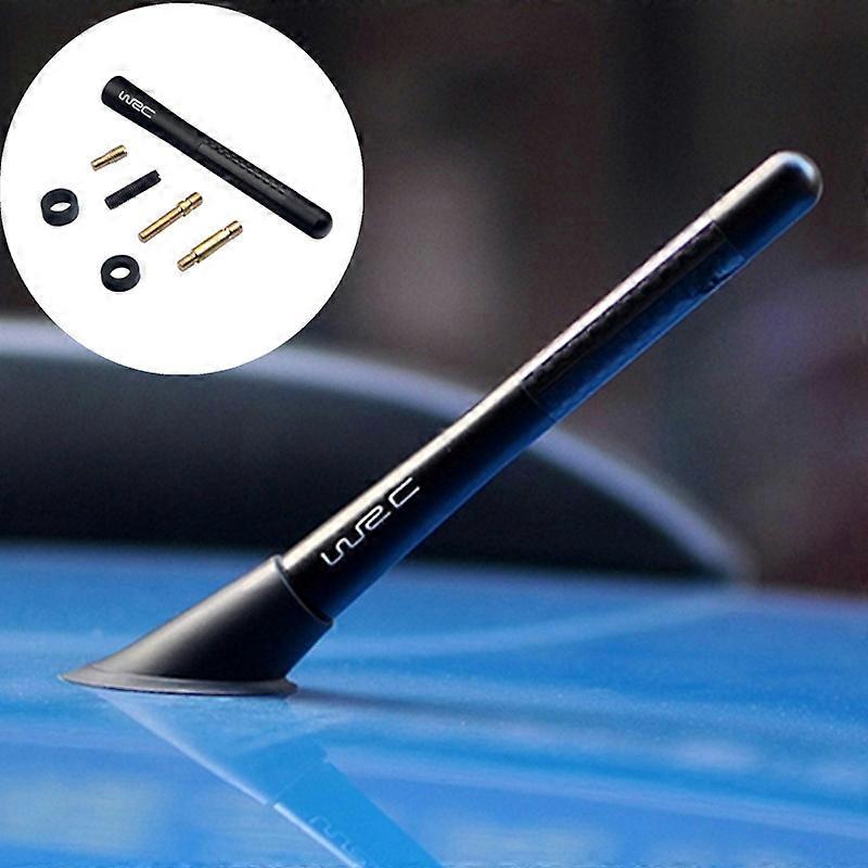 フォードフィエスタフォードフォーカス2 3プジョーシトロエンオペルシュコダトヨタマツダ3 5 6用カーボンファイバーラジオカーアンテナオートアクセサリー