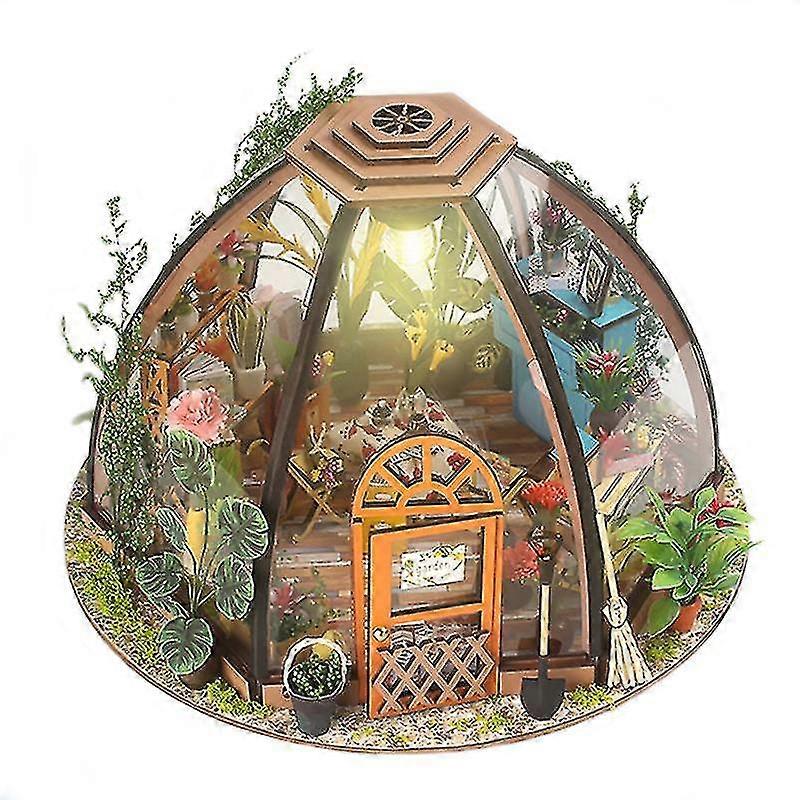 Diy Hut Ry Flower S Building Assembled Toy