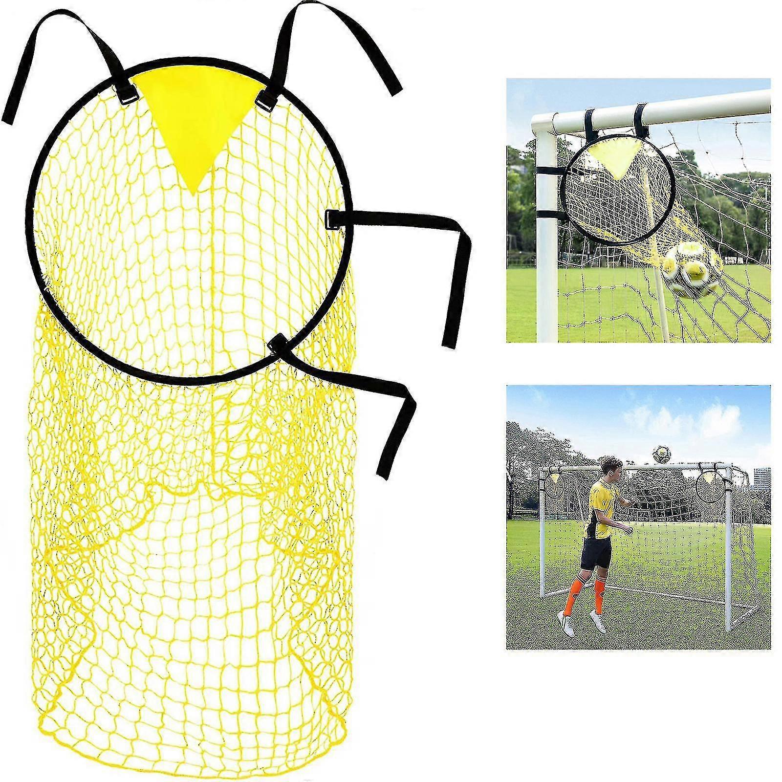 Soccer Target Goal Training - Soccer Top Bins Training Equipment Shooting Soccer Goal Target Nets For Improving Shooting
