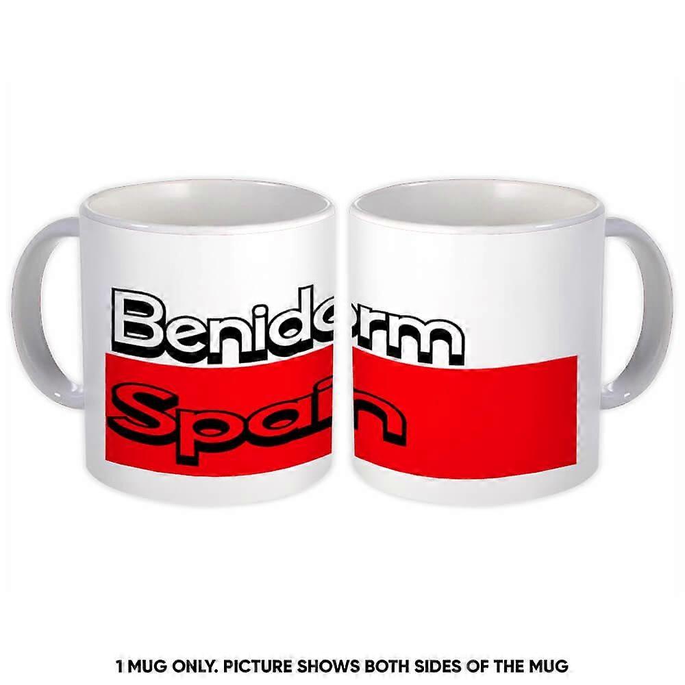 Gift Mug: Benidorm Spain Rectangle