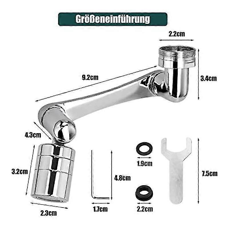 Tap Aerator Swivel Tap Aerator Multifunction Tap Spray Filter Taps 1440degrees Rotatable Universal
