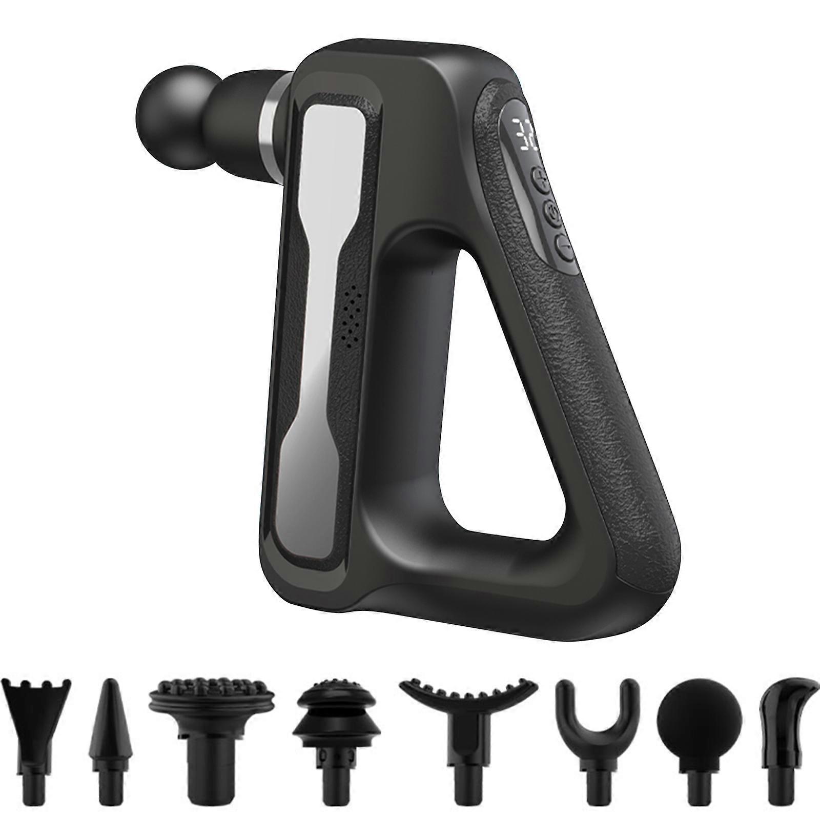 Massage Tool Muscle Massage Machine with 8 Alternative Heads and 32 Vibration Modes