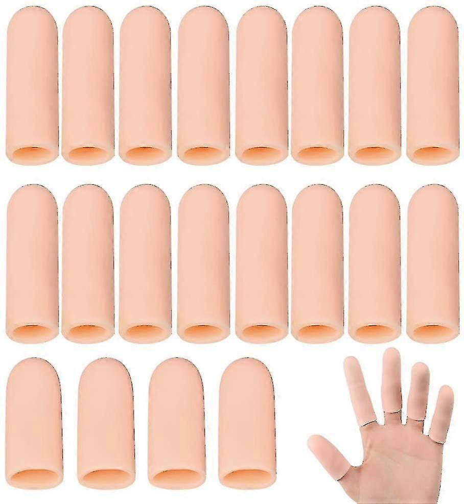 20pcs Finger Protector Silicone Finger Cover Thumb Protector Finger