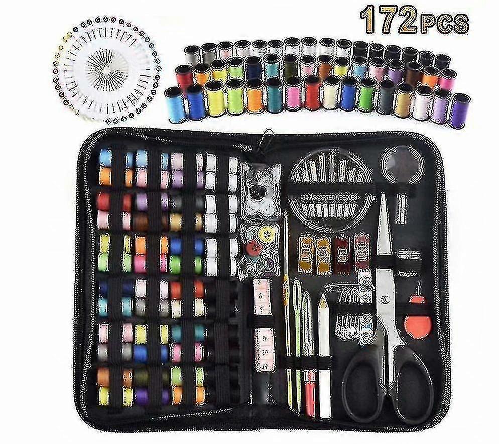 Sewing Kit, Sewing Box, Sewing Kit, Rectangular Sewing Kit, Set Of 172-lian