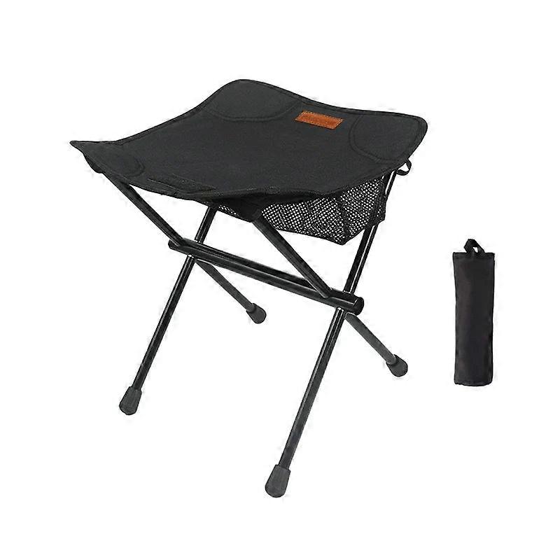 Nneoba Portable Aluminum Folding Camping Stool With Storage